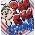 thumbnail image 4 of Airbrushed Cartoon Popeye Strong Youth T Shirt Tee Boys Infant Toddler Brisco Brands 12M, 4 of 5