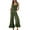 Army Green A, variant on Akafmk Plus Size Jumpsuits for Women Summer,Casual Rompers for Women,Solid Color Sleeveless Camisole Pocket Can Be Easily Paired with Jumpsuit Loose Fitting Overalls