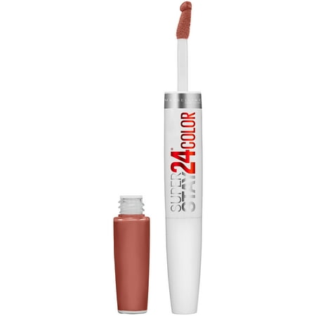 Maybelline SuperStay 24 2-Step Liquid Lipstick, Endless (Best Maybelline Lipstick Shades For Dark Skin)