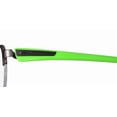 thumbnail image 6 of NEW LIGHTEC 6963L WOMENS/LADIES DESIGNER HALF-RIM GRAY / GREEN FRAME DEMO LENSES 53-16-135 FLEXIBLE HINGES EYEGLASSES/SPECTACLES, 6 of 9