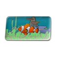 thumbnail image 1 of Clown Fish in Ocean Reef Coral Anemone Metal Rectangle Lapel Hat Pin Tie Tack Pinback, 1 of 3