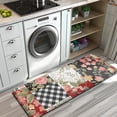 thumbnail image 3 of Pioneer Flower Floral Print Pattern Kitchen Rug Mat,Kitchen Runner Rugs Non Skid Washable,Decorative Kitchen Floor Mats for Kitchen,Sink,Laundry,17"x47.2", 3 of 7