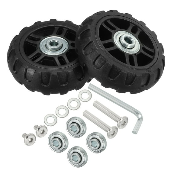 Uxcell Replacement Luggage Suitcase Wheels, 70mmx22mm 360 Swivel Caster Wheels
