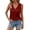 Wine #024, variant on Women's Summer Sleeveless Shirts Casual V Neck Tank Tops with Pockets, Light Blue L