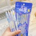 thumbnail image 3 of YAOMOBB Pen Gel Pen Set 6Pcs 0.5mm Quick Drying Smooth Writing Sea Salt Cheese Theme, 3 of 5