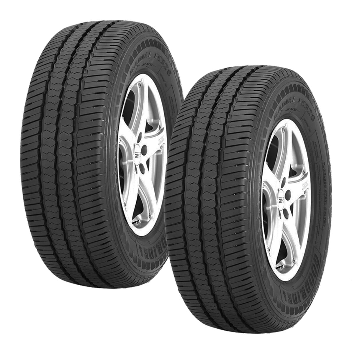 Pack 2 Llantas 195R14C GOODRIDE Radial SC328 106Q GOODRIDE . | Walmart ...