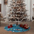 thumbnail image 5 of Salouo Construction Trucks Christmas Tree Skirt 30" Farmhouse Christmas Decorations Snowman Xmas Tree Skirt Tree Mat for Holiday Party Decor, 5 of 8
