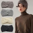 thumbnail image 3 of 22x12cm 4Pcs Knitted Wool Hair Band Handmade Headbands Ear Protection Caps Headband, 3 of 7