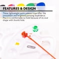 thumbnail image 5 of BAZIC Paint Palette 10 Mixing Oval Tray w/ Thumb Hole, 2-Pack, 5 of 7