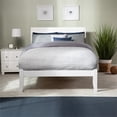 thumbnail image 2 of Portland Full Solid Wood Platform Bed in White, 2 of 6