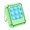 thumbnail image 2 of Fidget Toys Mole Whacker Toy con llavero Push para bebé niño pequeño verde, 2 of 3