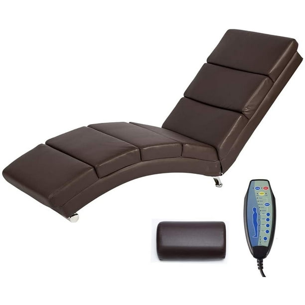 Erommy Electric Massage Recliner Chair Chaise Longue Linen Ergonomic Lounge Massage Recliner