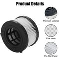 thumbnail image 3 of 2 Pack Filtre HEPA de Remplacement Compatible avec DEWALT DC515 DCV517 Brosse de Nettoyage Humide et Sec, 3 of 5
