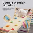 thumbnail image 6 of Tiny Land Pikler Triangle Set, 7-in-1 Foldable Pikler Triangle Climbing Toys Set for Kids,Baby Indoor Playground Jungle Gym, Wooden Montessori Climbing Set for Toddler, 6 of 6