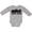 AC-Heather Grey, variant on Inktastic Tokyo Japan City Skyline with Grunge Boys or Girls Long Sleeve Baby Bodysuit