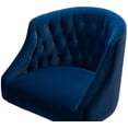 thumbnail image 6 of 14 Karat Home Swivel Office Chair with Gold Base, Extra Large Size  Adjustable Desk Chair for Computer Desk, Navy, 6 of 9