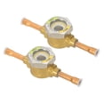 thumbnail image 1 of Unique Bargains Sight Glass, 2Pcs 1/4 x 1/4 Sweat Universal Liquid Moisture Indicator Soldering, 1 of 5