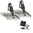 thumbnail image 2 of Lenco 12" x 12" Edgemount Trim Tab Kit w/Standard Tactile Switch Kit 12V, 2 of 2