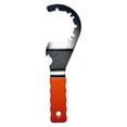 thumbnail image 2 of Llave para desagüe de lavabo, llave para baño, mango cómodo, resistente, reparación de plomería, acero resistente, universal para inodoro, tuerca de, 2 of 9