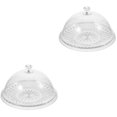 thumbnail image 2 of OUSITAID 2pcs Cake Tray with Lid Clear Cake Stand with Dome Snack Serving Tray for Wedding Party, 2 of 6