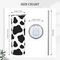 thumbnail image 5 of PAYOHTO Black and White Cow Pattern 20 Oz Stainless Steel Mug Tumblers Cup for Men Women Insulated Slim Thin Travel Tumbler, 5 of 7