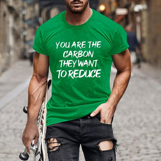 Qertyioot Coupe Classique Léger T-Shirt à Manches Courtes Imprimé à Col Rond pour Homme Décontracté Mode Hauts