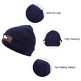 thumbnail image 3 of Hello Kitty Winter Beanie Hats for Men Women, Warm Cozy Knitted Cuffed Skull Cap, 3 of 8