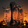 thumbnail image 6 of Havenx Halloween Print Corduroy Jacket for Men Long Sleeve Button Down Jackets with Pockets Lapel Collar Coats Work Fall Winter Vintage Casual Loose Fit Clothes,Black L, 6 of 6