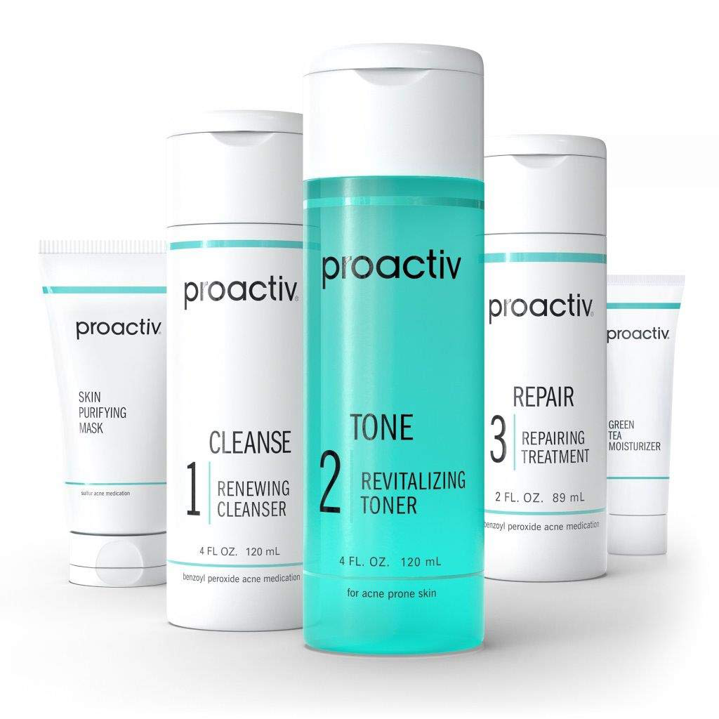 Proactiv 3 Step Acne Treatment - Benzoyl Peroxide Face Wash, Repairing 
