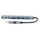 thumbnail image 1 of Hub tipo C 8 en 1, estación de acoplamiento USB 3,0 Plug and Play de aleación de aluminio estable de alta velocidad para teléfono, portátil, tableta y PC, 1 of 5