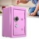 thumbnail image 4 of Caja fuerte de metal peque?a, caja de almacenamiento de dinero para ni?os, caja de dinero con mini l ento de cambio extraíble(rosado) caja de seguridad Spptty Como se muestra en la descripción, 4 of 7