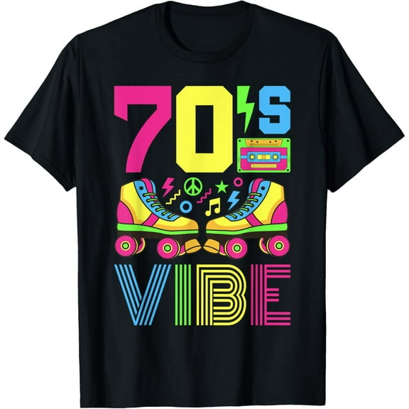 70s Vibe 1970s Fashion Theme Party Outfit Seventies Costume T-Shirt