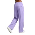 thumbnail image 4 of Mifsaly Womens Straight Leg Sweatpants High Waisted Lounge Pants with Pockets Casual Warm Comfortable Outwork Athletic Outfits, 4 of 8
