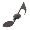 thumbnail image 3 of Black Note Wall Lamp Candlestick Wall Mounted Candle Holders Music Note Wall Decors, 3 of 10