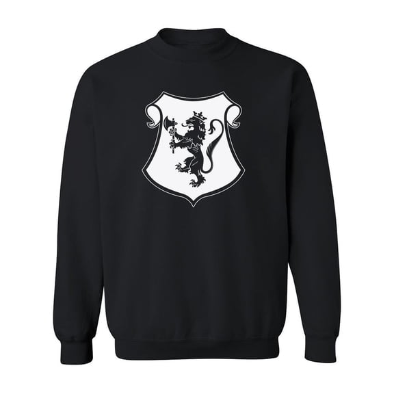 Medieval Heraldic  Lion Sweatshirt Men -Image by Shutterstock, Male 3X-Large