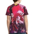 thumbnail image 3 of Hazbin Hotel Boys Girls 3d Graphic Printed T-Shirt Crewneck Short Sleeve Tees, 3 of 6