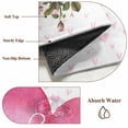 thumbnail image 6 of Entryway Rug 2'x3', Valentines Day Small Rug for Kitchen Bathroom Door Mat Indoor Entrance, Pink Love Hearts Roses Floral Farmhouse Non-Slip Area Rugs Floor Mats Carpet Front Door Rugs, 6 of 8
