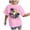 Pink, variant on NOLDARES Girls Short Sleeve print T Shirts Athletic Crewneck Basic Tees for Kids(Pink,11-12 Years)