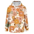 thumbnail image 6 of Bovemsi Sweatshirt for Women Retro Fashion Print Loose Large Sized Casual Long Sleeved Hoodie Comfort Hoodie, 6 of 9