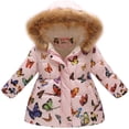 thumbnail image 1 of CNKOO Veste Matelassée pour Enfants Garçons et Filles Mode Imprimé Dessin Animé Grand Garçon Col Long Veste Matelassée à Capuche, 1 of 5