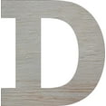 thumbnail image 1 of Wooden Block Letters, Unfinished 4'' Rockwell D, Craft, 1 of 1