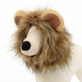 thumbnail image 3 of Cat Lion Mane Pet Lion Costume Pet Lion Peluca de pelo para perros Gatos Mascotas Halloween Abody Camello,Tela, 3 of 6