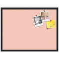thumbnail image 2 of PinPix 32x24 Custom Cork Bulletin Board Lattice Salmon Poster Board Has a Fabric Style Canvas Finish, Framed in Lattice Salmon, by ArtToFrames (PinPix-1824), 2 of 5