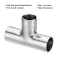 thumbnail image 3 of Unique Bargains T Joint Duct Splitter, 3/4 Inch 3 Way Duct Welding Connector T Shape Metal Exhaust Pipe Splitter Fitting Round, 3 of 6