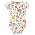 thumbnail image 4 of Hudson Baby Girl Bonita Bodysuit Pant and Bib Set Pink Cotton (Newborn), 4 of 5