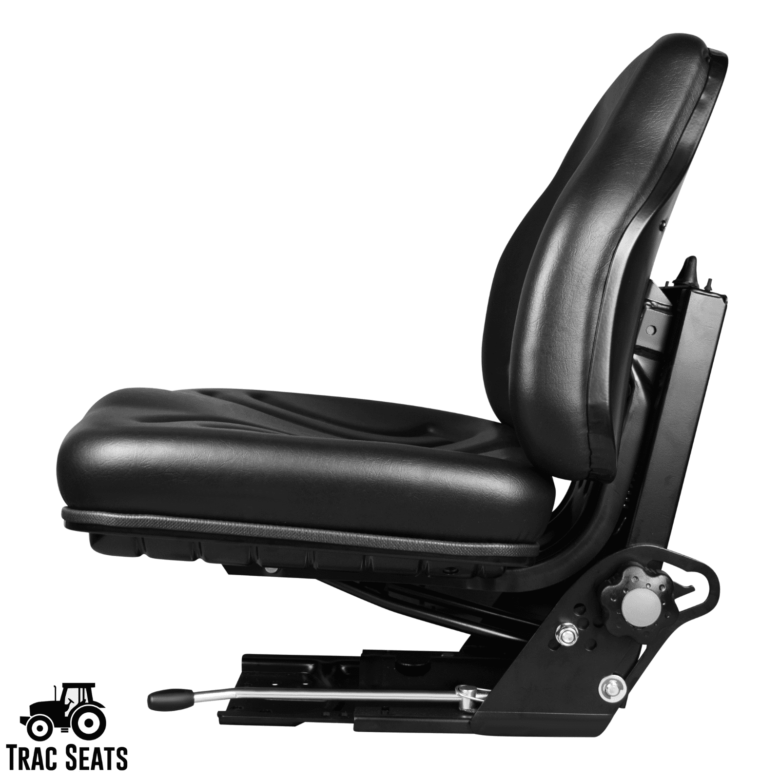 TRAC SEATS Black Suspension Seat for John Deere 5103 5200 5203 5210 5220 Tractor Same Day Shipping