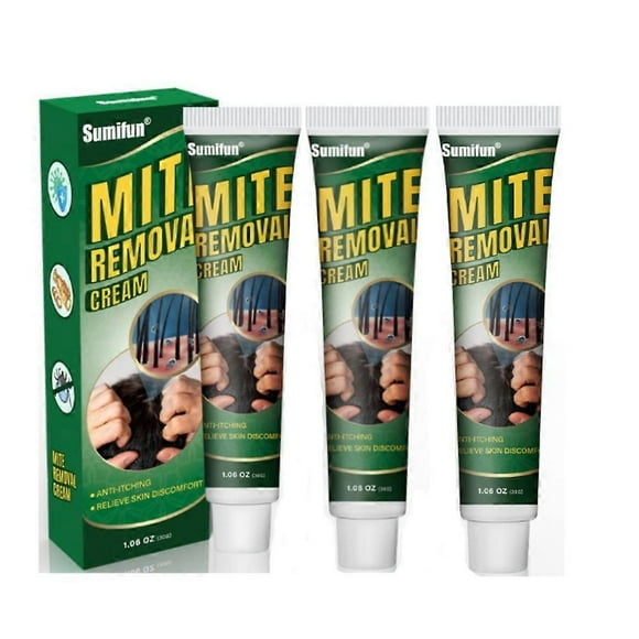 3X New Mite Removal Ointment Anti-Itching Plaster Kill Head Lice Skin Care Natural