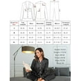 thumbnail image 3 of Pajamas for Women: Syphoria Womens Pajamas, Two-Piece Long Sleeve with Long Pajama Pant Set Button Down Lounge Sets for Women, 3 of 6