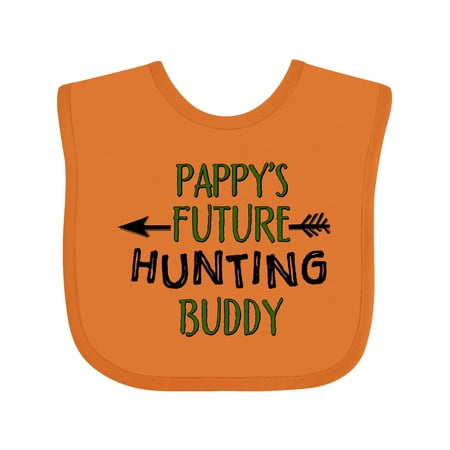 

Inktastic Pappys Future Hunting Buddy Gift Baby Boy or Baby Girl Bib