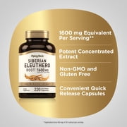 Siberian Eleuthero Root Capsules 1600mg | 220 Count | Supplement for Men and Women | by Piping Rock